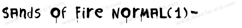 Sands of Fire Normal(1)字体转换